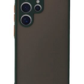 Samsung Galaxy S24 Ultra Kılıf Montreal Silikon Kapak - Yeşil-(5796)