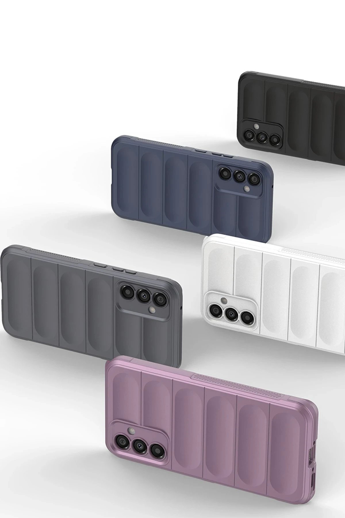 Samsung Galaxy A15 4G Kılıf Optimum Silikon - Krem-(5796) - Görsel 2