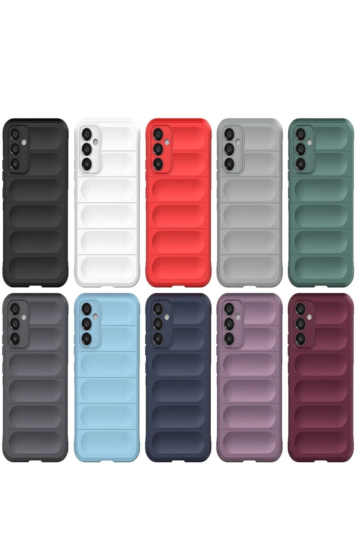 Samsung Galaxy A15 4G Kılıf Optimum Silikon - Krem-(5796) - Görsel 3