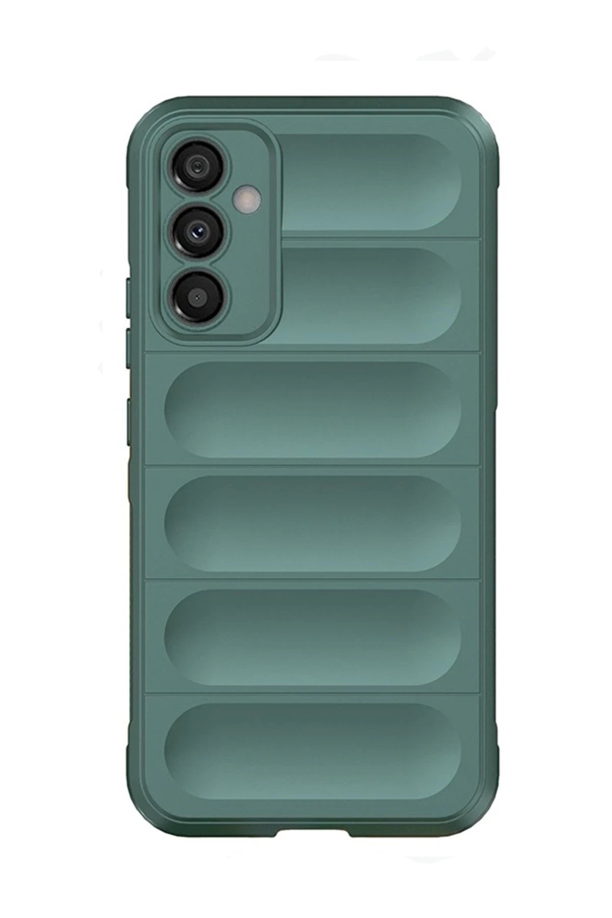 Samsung Galaxy A05S Kılıf Optimum Silikon - Koyu Yeşil-(5796)