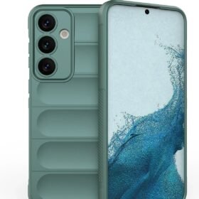 Samsung Galaxy S24 Kılıf Optimum Silikon - Koyu Yeşil-(5796)