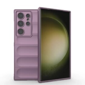 Samsung Galaxy S24 Ultra Kılıf Optimum Silikon - Mor-(5796)