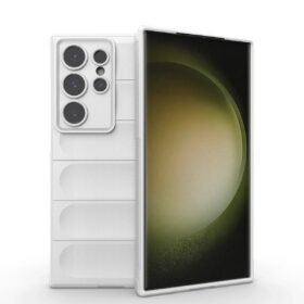 Samsung Galaxy S24 Ultra Kılıf Optimum Silikon - Krem-(5796)