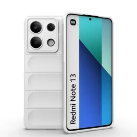 Xiaomi Redmi Note 13 4G Kılıf Optimum Silikon - Krem-(5796)