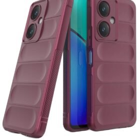 Vivo Y27 Kılıf Optimum Silikon - Bordo-(5796)