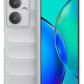 Vivo Y27 Kılıf Optimum Silikon - Krem-(5796)