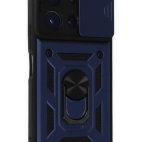 Vivo Y36 Kılıf Pars Lens Yüzüklü Silikon - Lacivert-(5796)