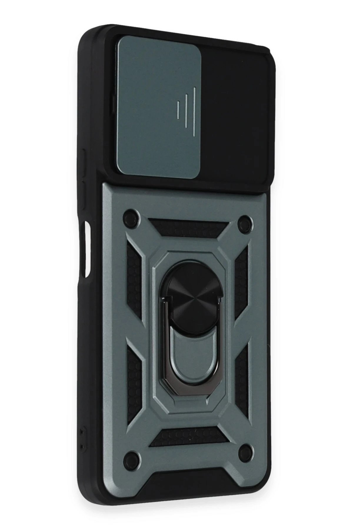 Vivo Y36 Kılıf Pars Lens Yüzüklü Silikon - Yeşil-(5796) - Görsel 2