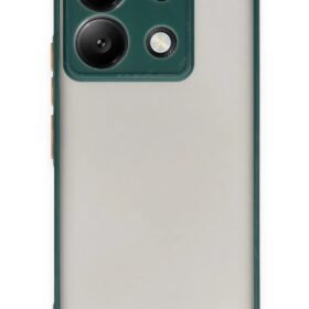 Xiaomi Redmi Note 13 Pro 5G Kılıf Montreal Silikon Kapak - Yeşil-(5796)