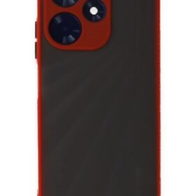 İnfinix Hot 30 4G Kılıf Montreal Silikon Kapak - Kırmızı-(5796)