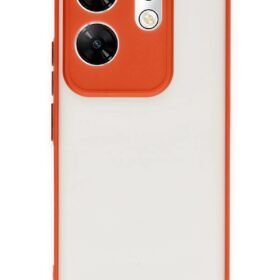 İnfinix Zero 30 4G Kılıf Montreal Silikon Kapak - Kırmızı-(5796)