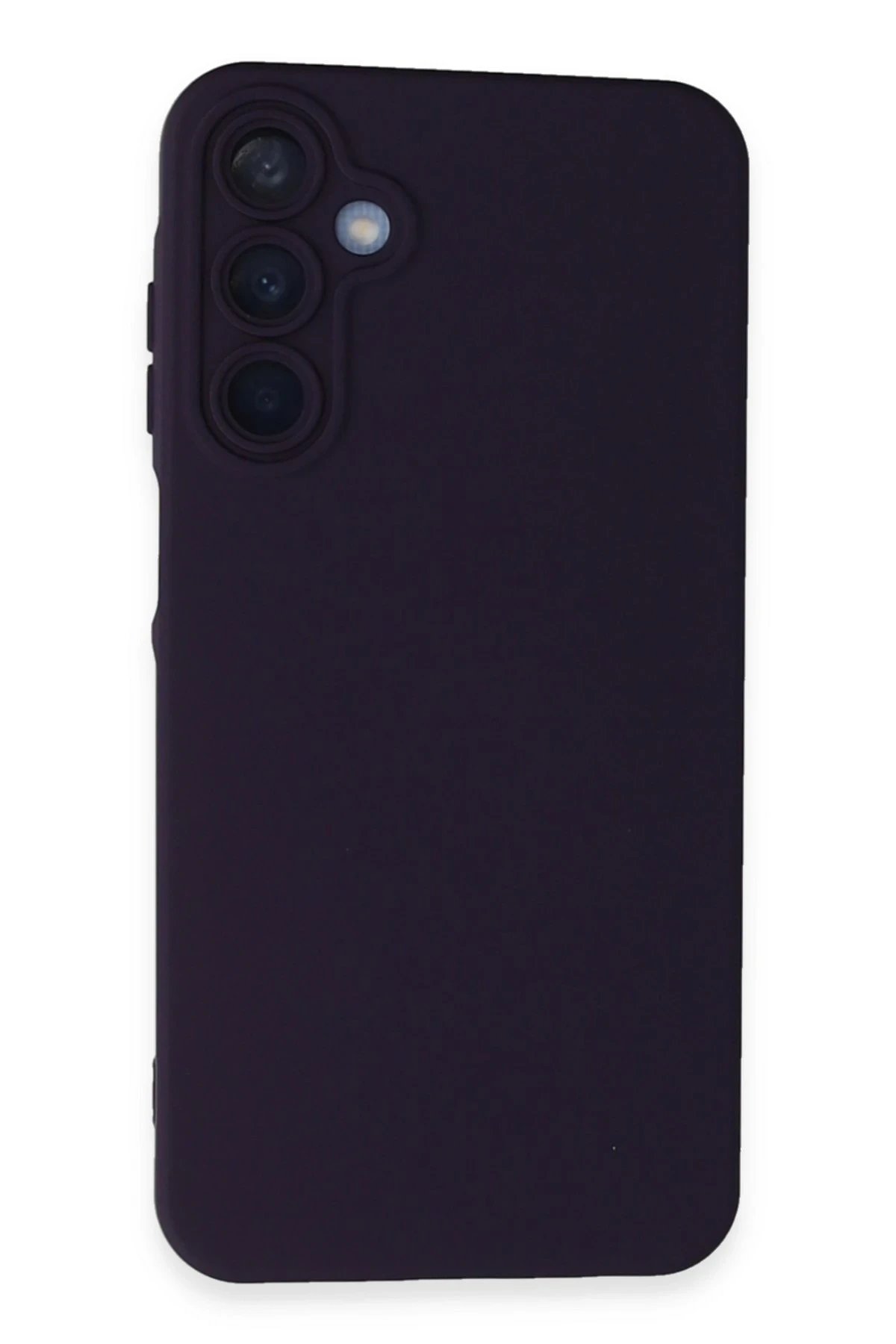 Samsung Galaxy A15 4G Kılıf Nano içi Kadife Silikon - Mor-(5796)