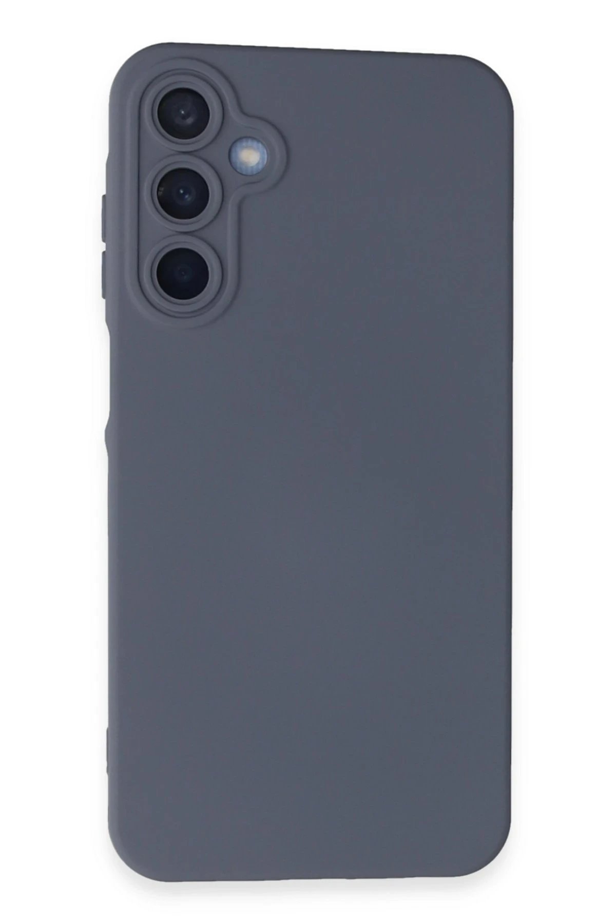 Samsung Galaxy A25 5G Kılıf Nano içi Kadife Silikon - Gri-(5796)