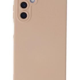 Samsung Galaxy A25 5G Kılıf Nano içi Kadife Silikon - Pudra-(5796)