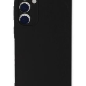 Samsung Galaxy A35 5G Kılıf Nano içi Kadife Silikon - Siyah-(5796)