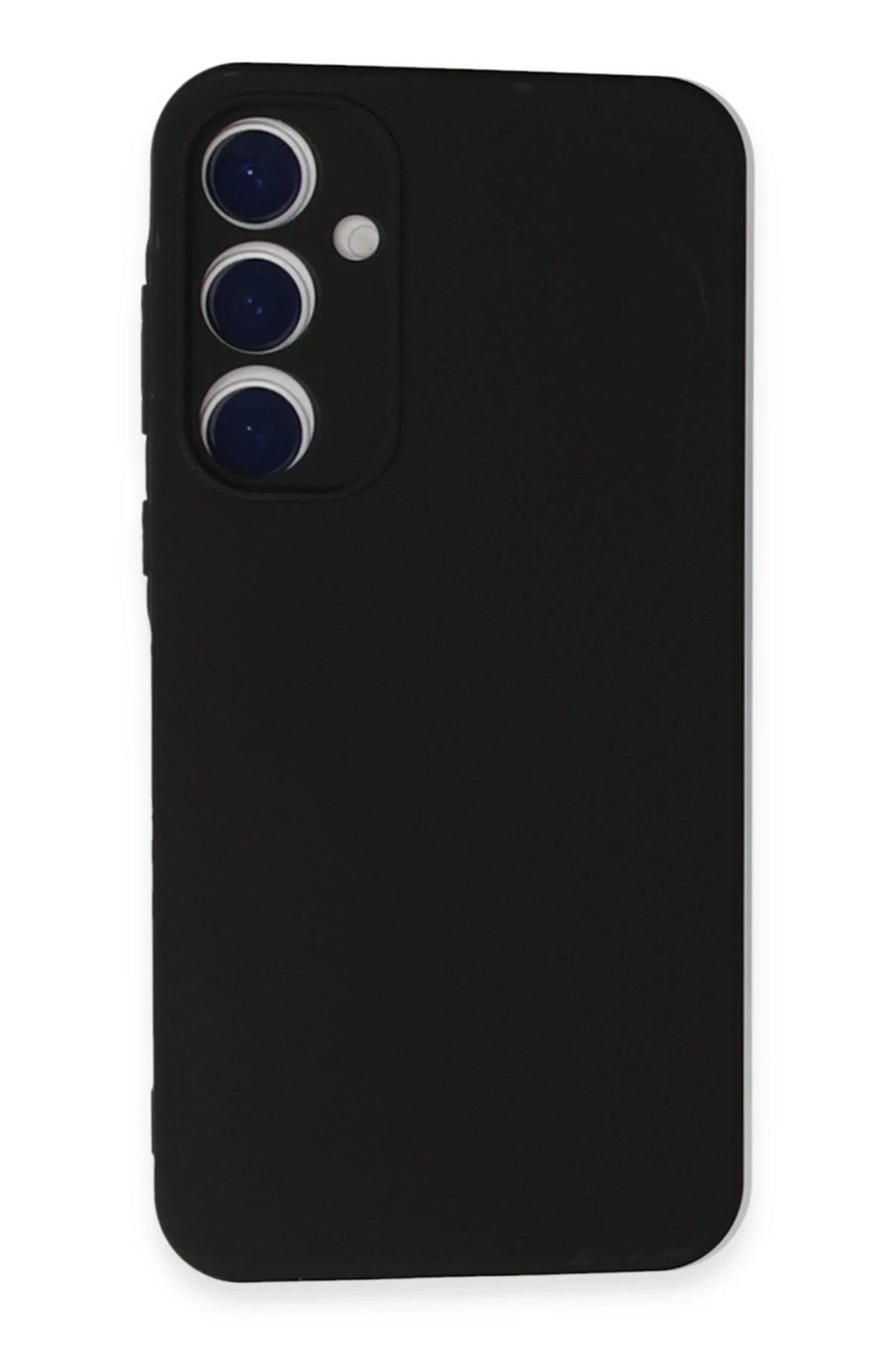 Samsung Galaxy A35 5G Kılıf Nano içi Kadife Silikon - Siyah-(5796)