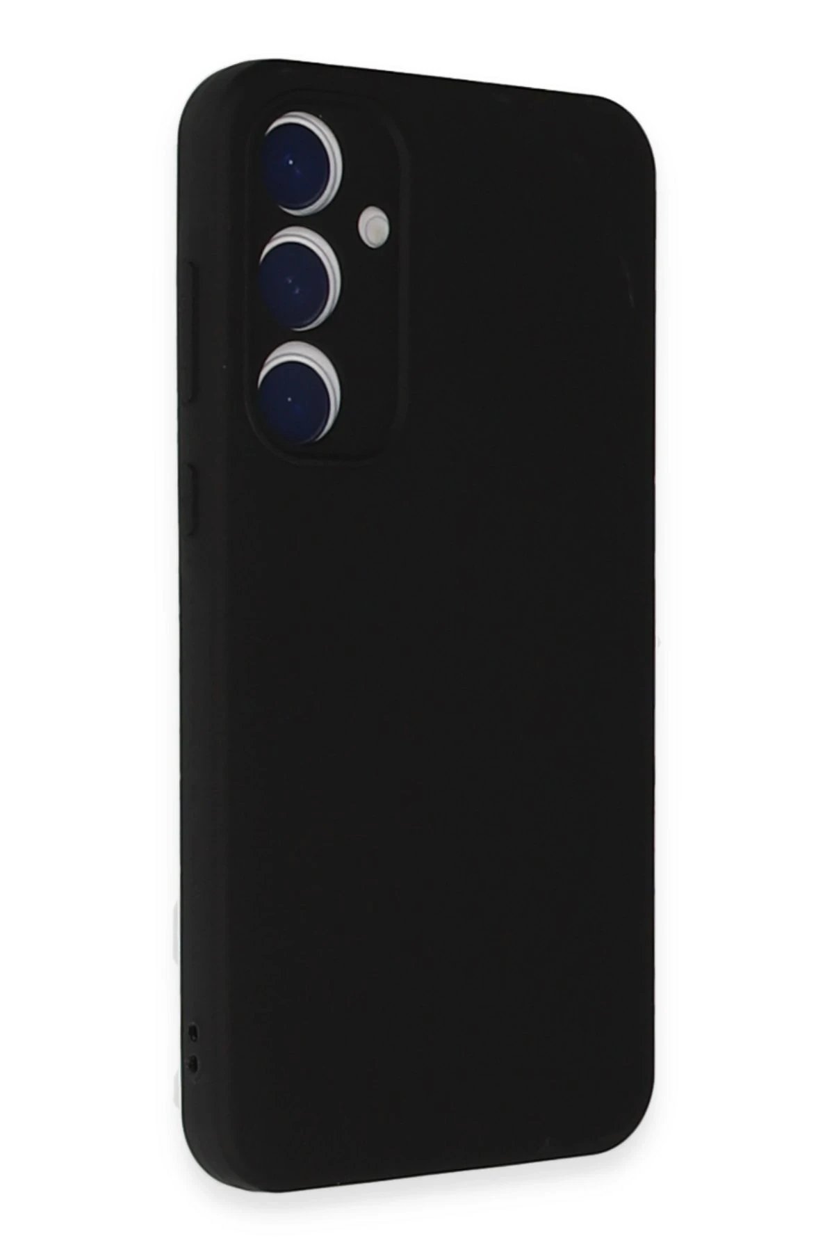 Samsung Galaxy A35 5G Kılıf Nano içi Kadife Silikon - Siyah-(5796) - Görsel 2