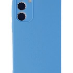 Samsung Galaxy A35 5G Kılıf Nano içi Kadife Silikon - Mavi-(5796)