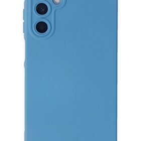 Samsung Galaxy A55 5G Kılıf Nano içi Kadife Silikon - Mavi-(5796)