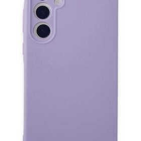 Samsung Galaxy A55 5G Kılıf Nano içi Kadife Silikon - Lila-(5796)