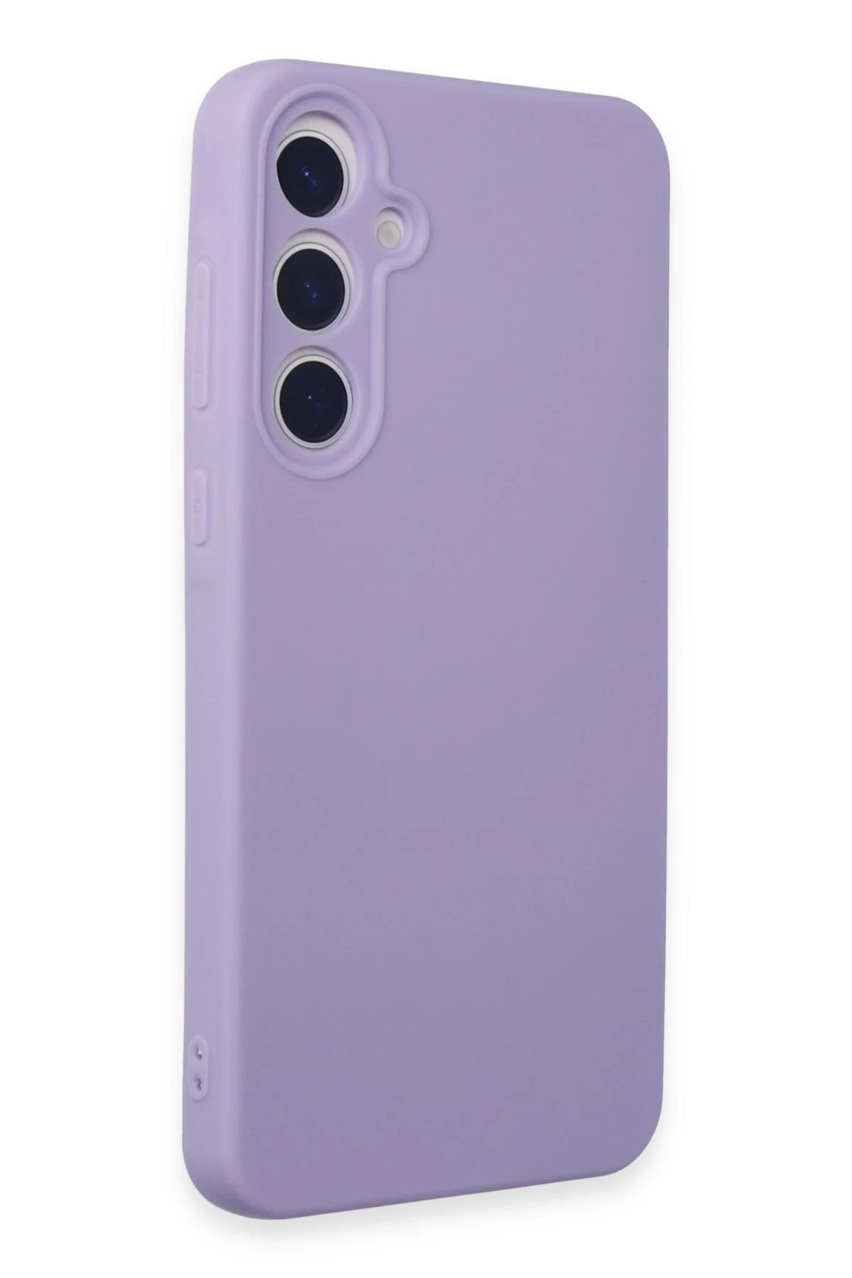 Samsung Galaxy A55 5G Kılıf Nano içi Kadife Silikon - Lila-(5796) - Görsel 2