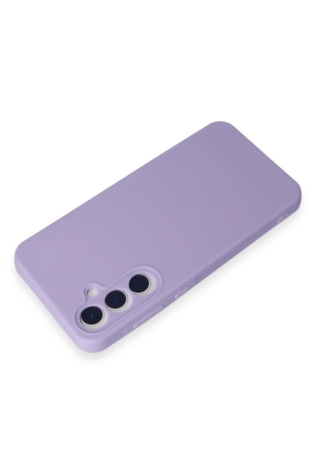 Samsung Galaxy A55 5G Kılıf Nano içi Kadife Silikon - Lila-(5796) - Görsel 3