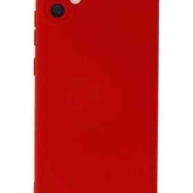 Samsung Galaxy A05 Kılıf Nano içi Kadife Silikon - Kırmızı-(5796)