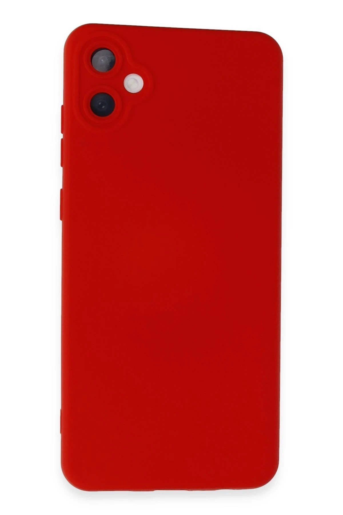 Samsung Galaxy A05 Kılıf Nano içi Kadife Silikon - Kırmızı-(5796)