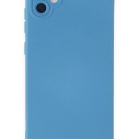 Samsung Galaxy A05 Kılıf Nano içi Kadife Silikon - Mavi-(5796)