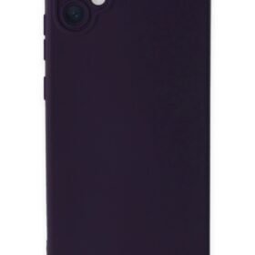 Samsung Galaxy A05 Kılıf Nano içi Kadife Silikon - Mor-(5796)