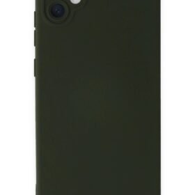 Samsung Galaxy A05 Kılıf Nano içi Kadife Silikon - Koyu Yeşil-(5796)