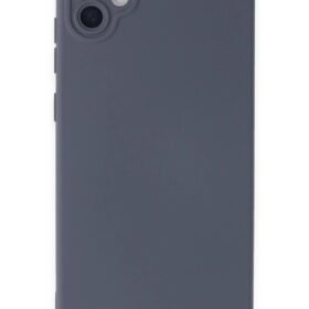 Samsung Galaxy A05 Kılıf Nano içi Kadife Silikon - Gri-(5796)