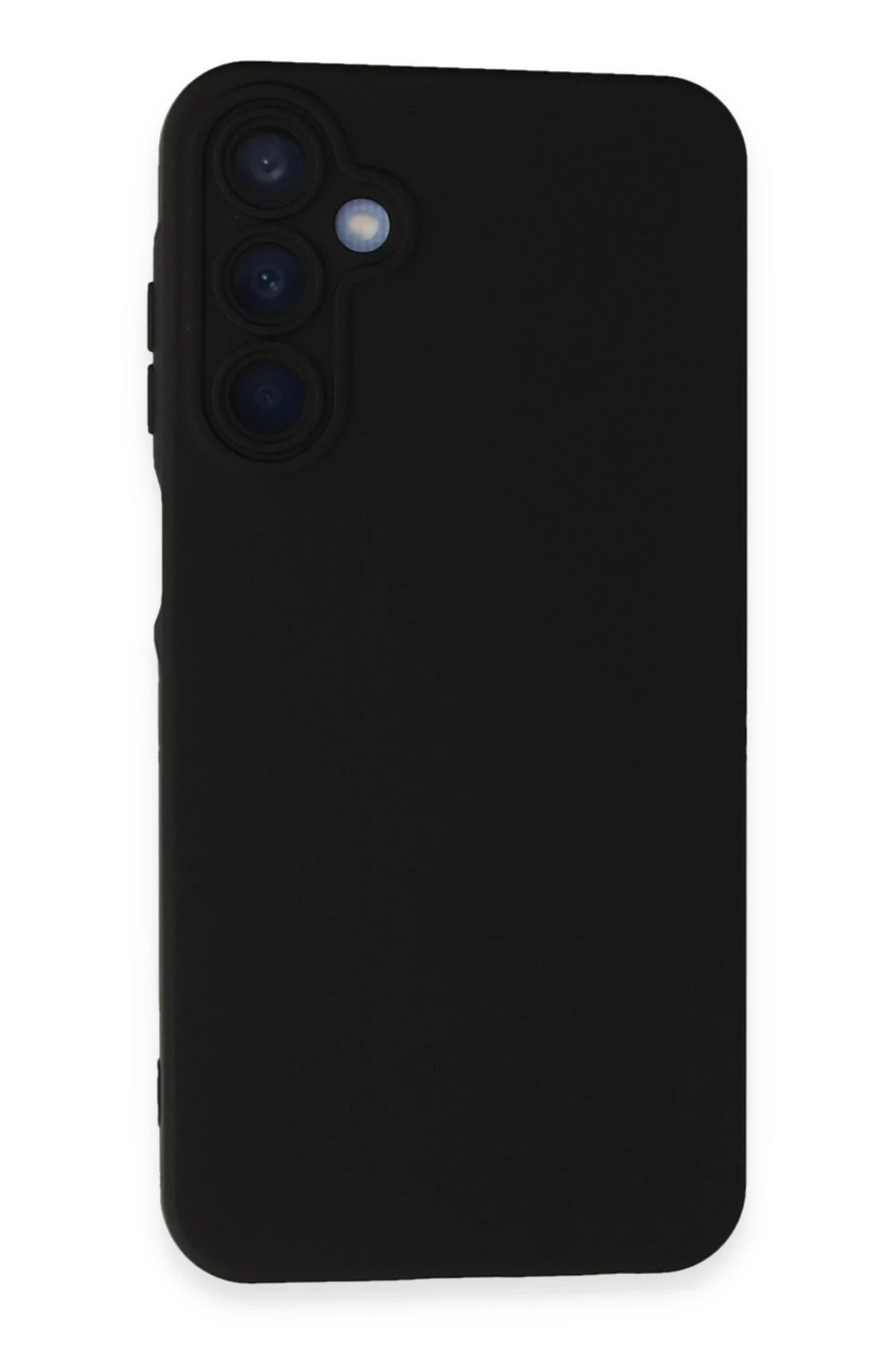 Samsung Galaxy A05S Kılıf Nano içi Kadife Silikon - Siyah-(5796)