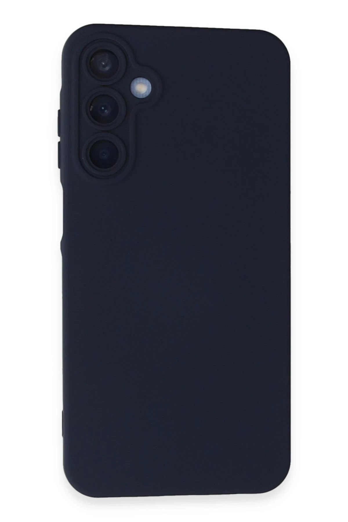 Samsung Galaxy A05S Kılıf Nano içi Kadife Silikon - Lacivert-(5796)