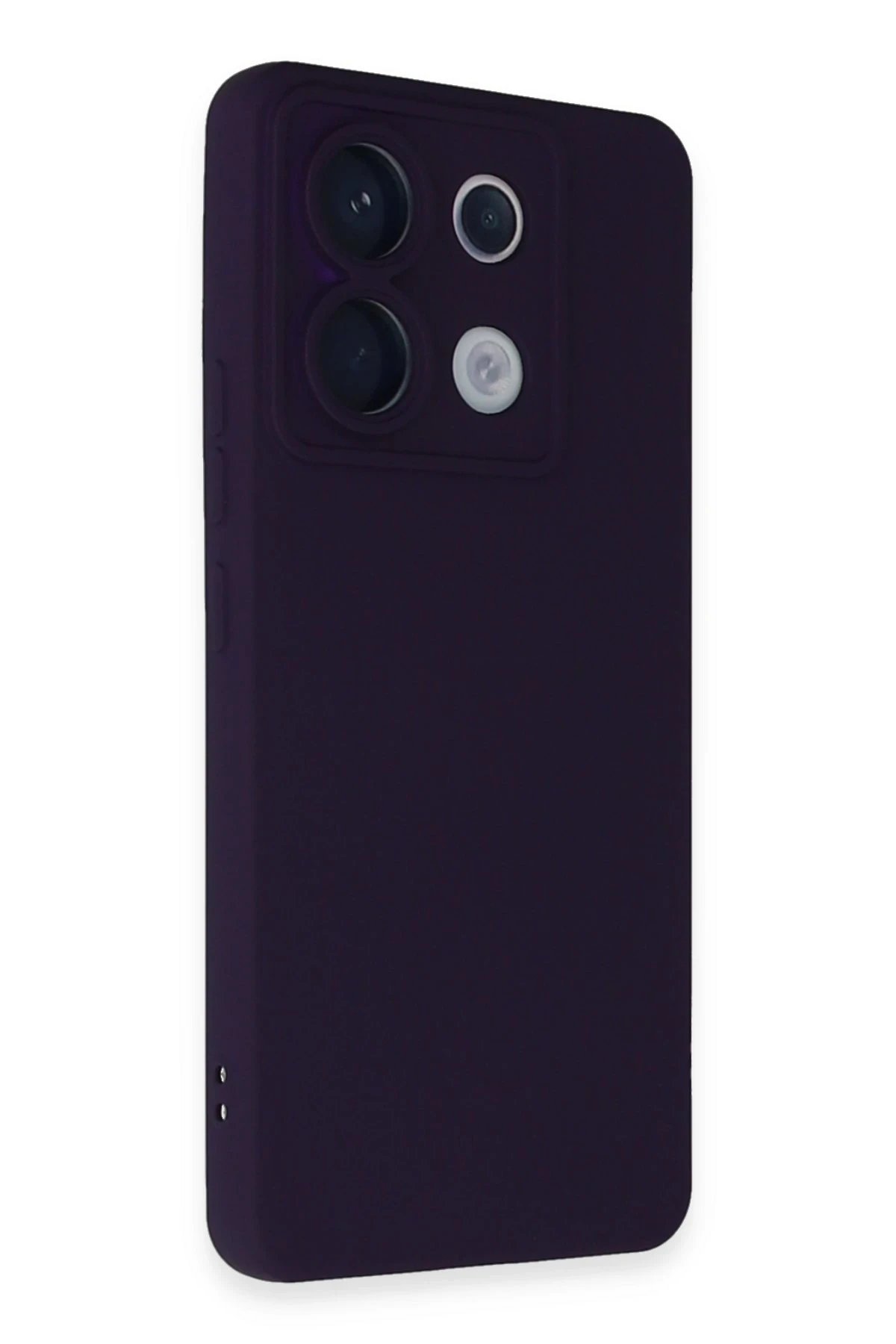 Xiaomi Redmi Note 13 Pro 5G Kılıf Nano içi Kadife Silikon - Mor-(5796) - Görsel 2