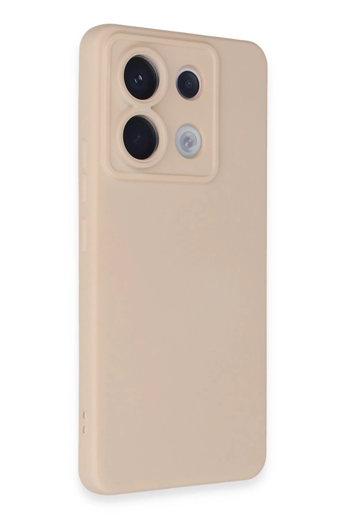 Xiaomi Redmi Note 13 Pro 5G Kılıf Nano içi Kadife Silikon - Pudra-(5796) - Görsel 2