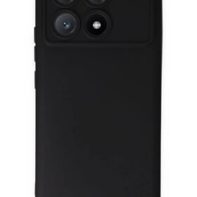 Xiaomi Poco X6 Pro Kılıf Nano içi Kadife Silikon - Siyah-(5796)