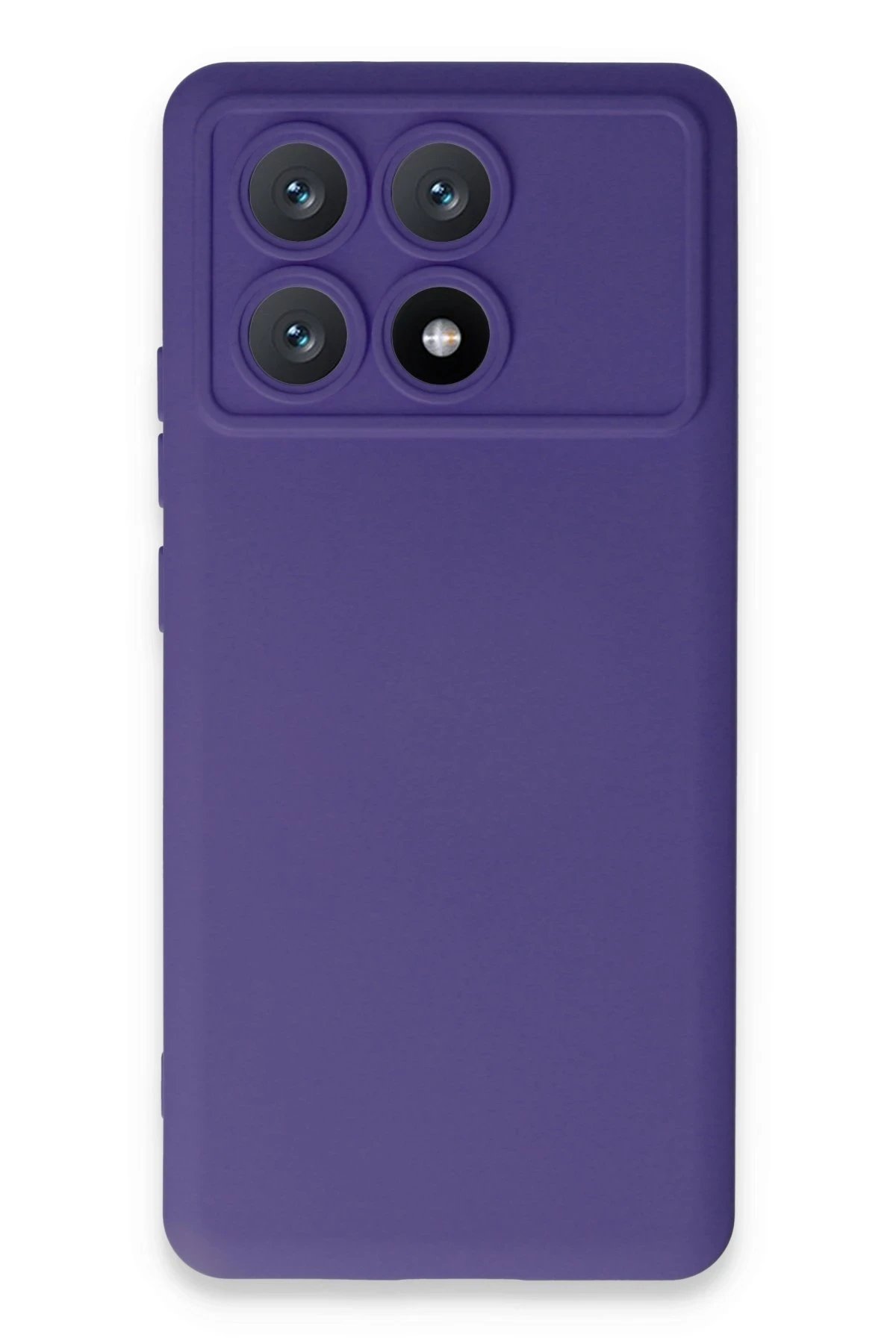 Xiaomi Poco X6 Pro Kılıf Nano içi Kadife Silikon - Mor-(5796)