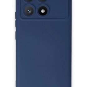 Xiaomi Poco X6 Pro Kılıf Nano içi Kadife Silikon - Lacivert-(5796)