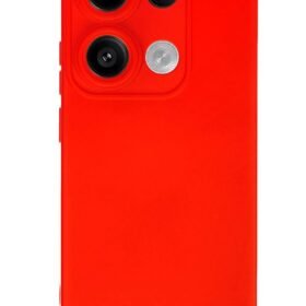 Xiaomi Redmi Note 13 4G Kılıf Nano içi Kadife Silikon - Kırmızı-(5796)