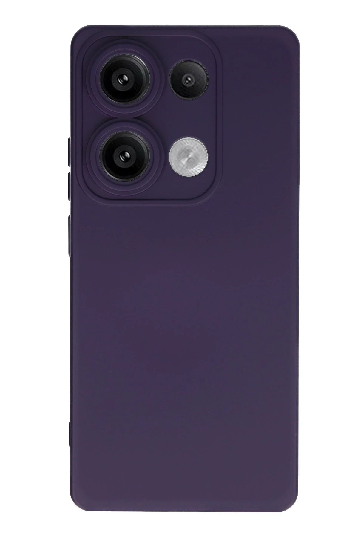 Xiaomi Redmi Note 13 4G Kılıf Nano içi Kadife Silikon - Mor-(5796)