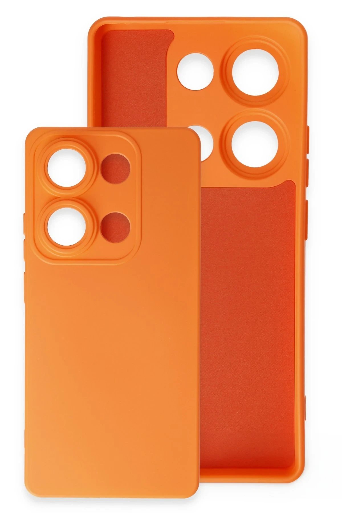 Xiaomi Redmi Note 13 4G Kılıf Nano içi Kadife Silikon - Mor-(5796) - Görsel 2