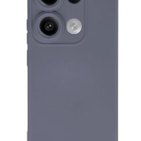 Xiaomi Redmi Note 13 4G Kılıf Nano içi Kadife Silikon - Gri-(5796)