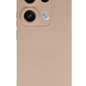 Xiaomi Redmi Note 13 4G Kılıf Nano içi Kadife Silikon - Pudra-(5796)