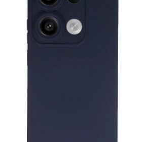 Xiaomi Redmi Note 13 Pro 4G Kılıf Nano içi Kadife Silikon - Lacivert-(5796)