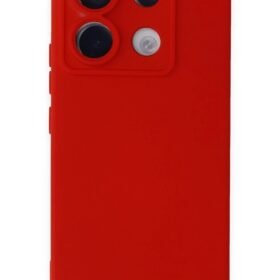 Xiaomi Redmi Note 13 Pro 5G Kılıf Nano içi Kadife Silikon - Kırmızı-(5796)