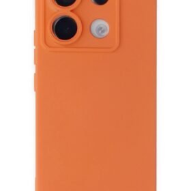 Xiaomi Redmi Note 13 Pro 5G Kılıf Nano içi Kadife Silikon - Turuncu-(5796)