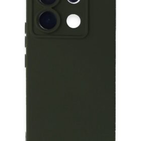 Xiaomi Redmi Note 13 Pro 5G Kılıf Nano içi Kadife Silikon - Koyu Yeşil-(5796)