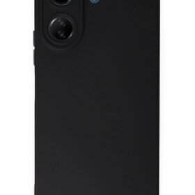 Xiaomi Redmi 13C Kılıf Nano içi Kadife Silikon - Siyah-(5796)