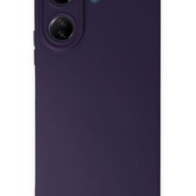 Xiaomi Redmi 13C Kılıf Nano içi Kadife Silikon - Mor-(5796)